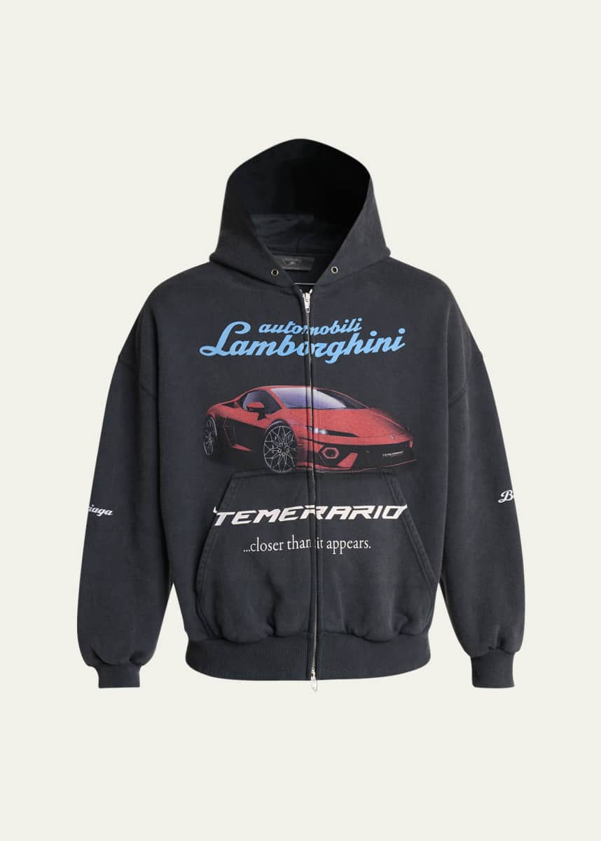 Balenciaga Men's Balenciaga x Automobili Lamborghini Printed Hoodie