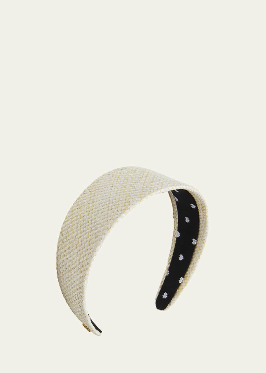 Lele Sadoughi Brigitte Raffia Headband