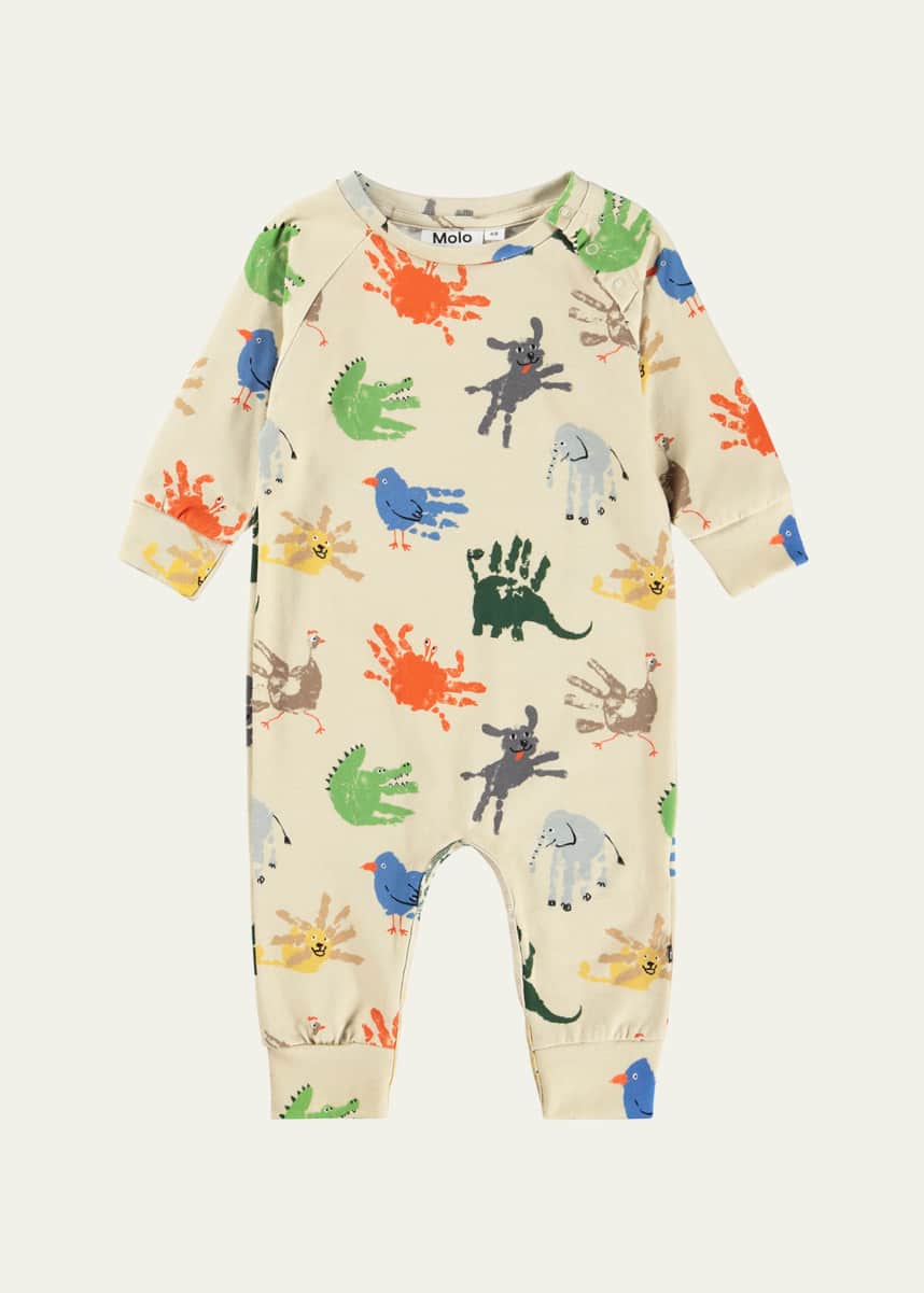 Molo Boy's Fairfax Romper, Size Newborn-4T
