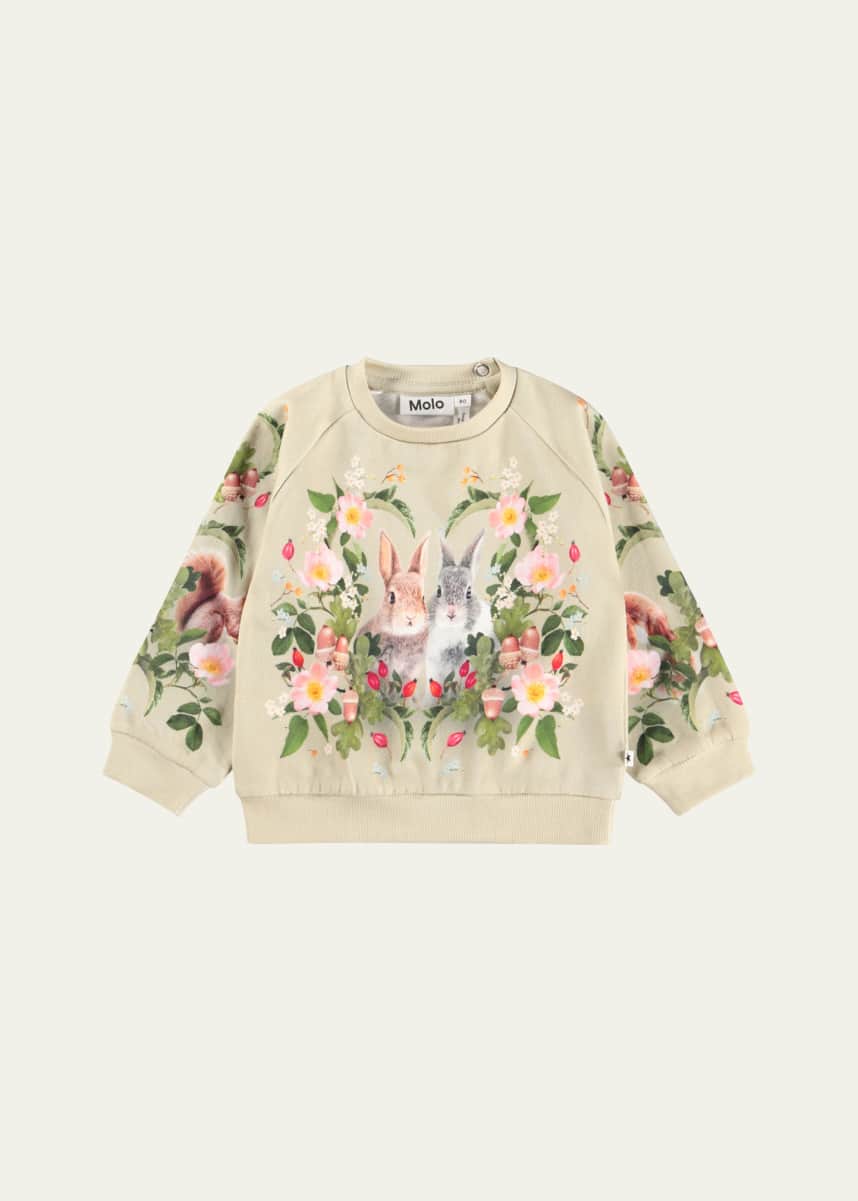 Molo Girl's Disc Sweatshirt, Size 3M-4T