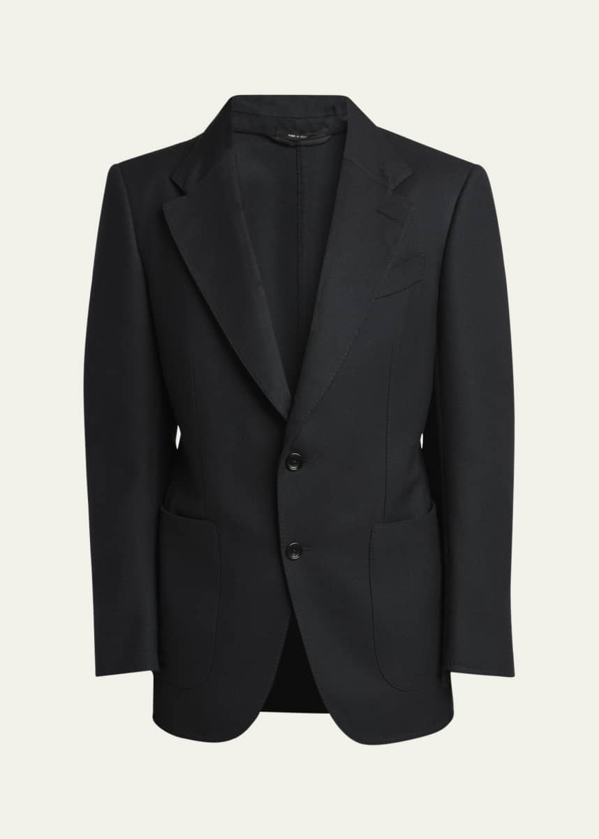 TOM FORD Men's Dyllan Virgin Wool and Silk Sport Coat