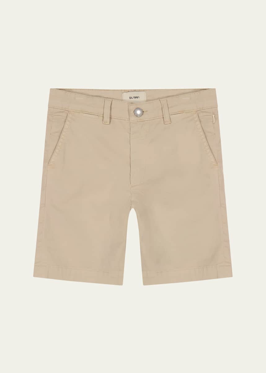 DL1961 Boy's Jacob Cotton Twill Chino Shorts, Size 2-7