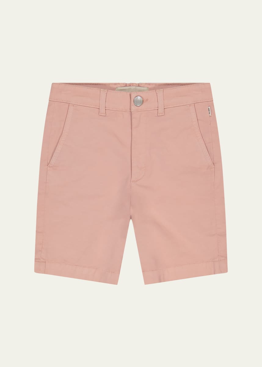 DL1961 Boy's Jacob Cotton Twill Chino Shorts, Size 4-7