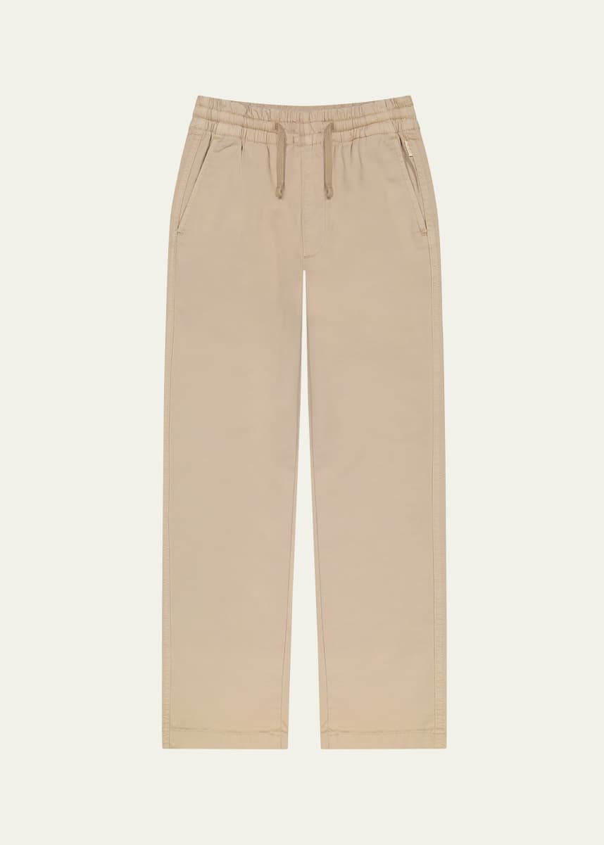 DL1961 Boy's Quentin Brushed Twill Jogger Pants, Size 2-7