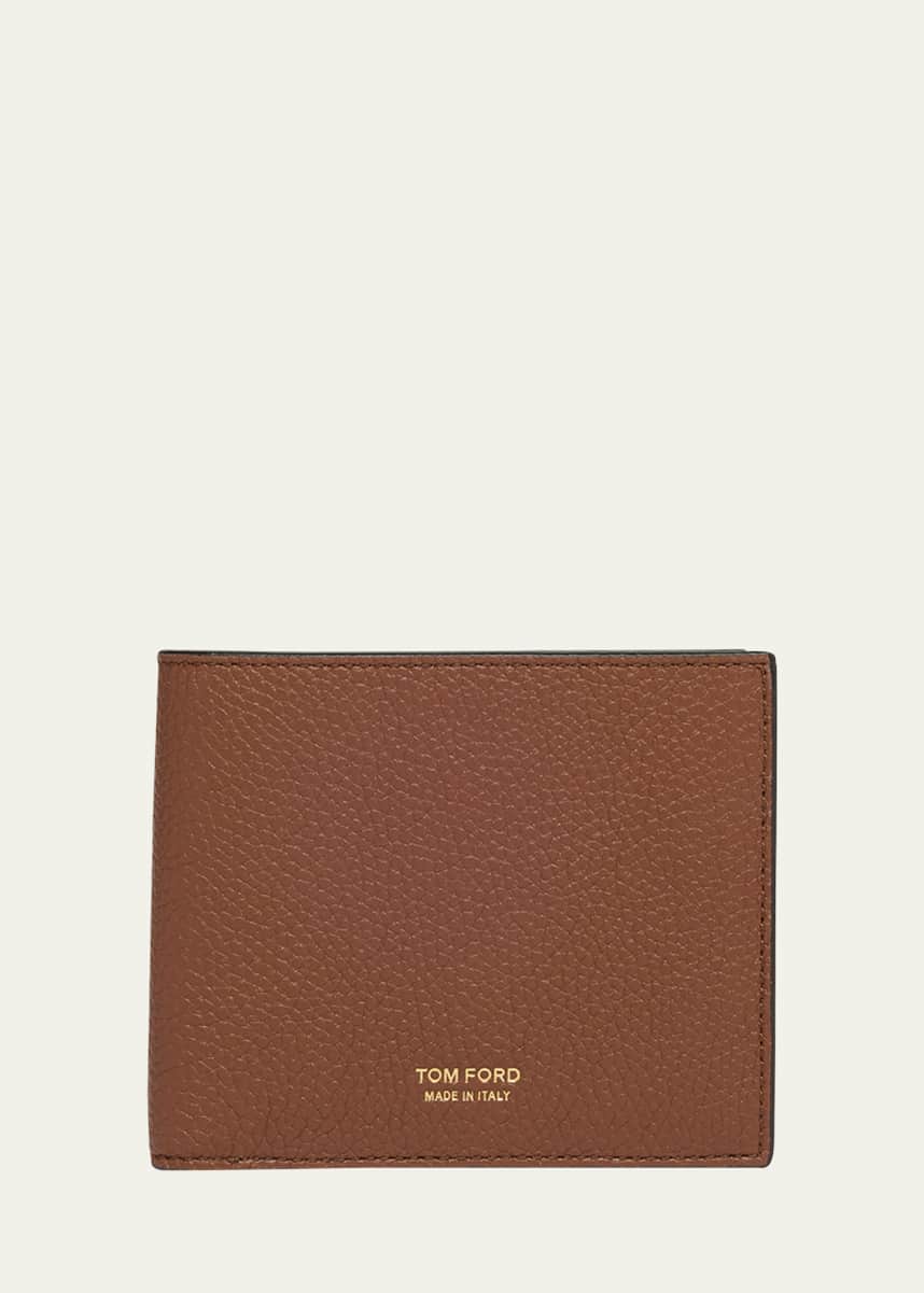 TOM FORD Men's Soft Grain Leather T-Line Bifold Wallet