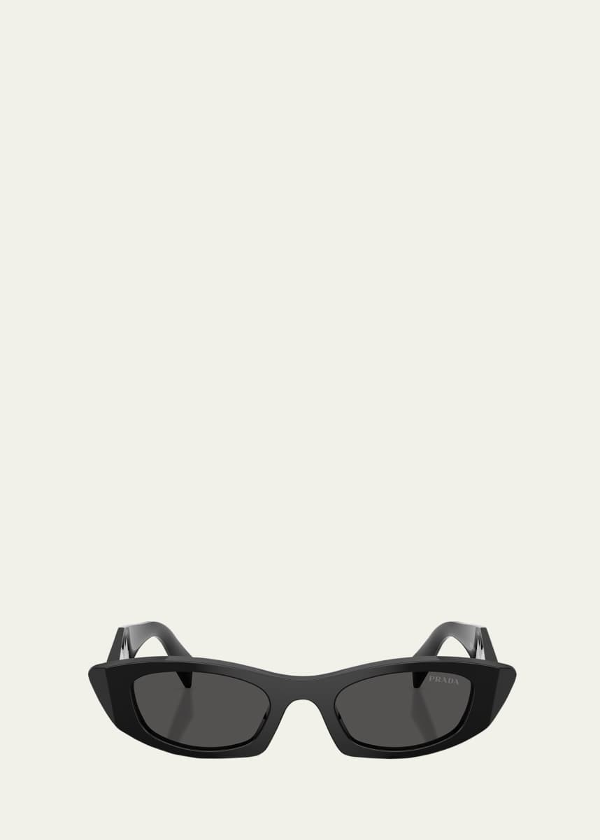 Prada B16SF Acetate Oval Sunglasses