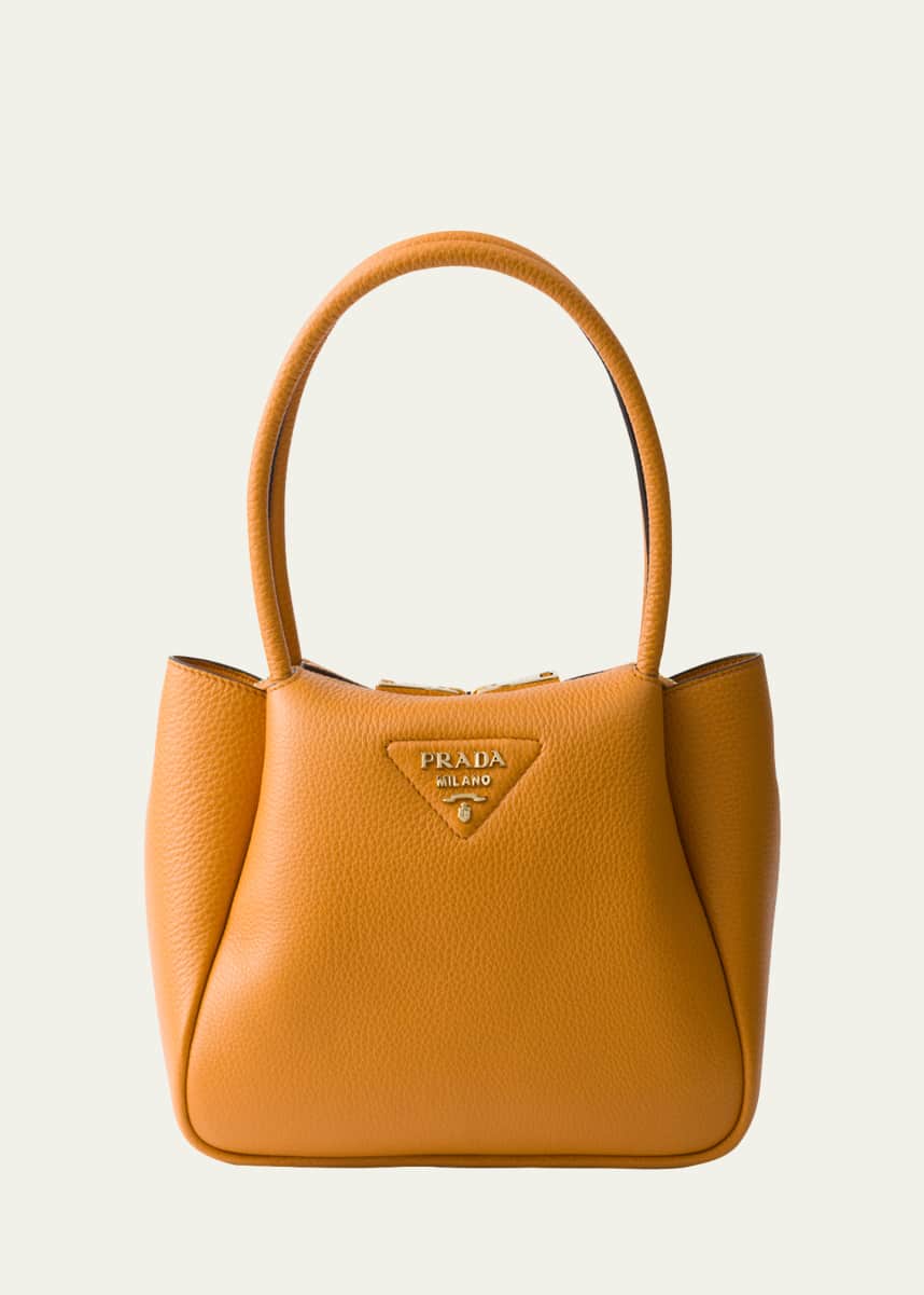 Prada Soft Leather Shoulder Bag
