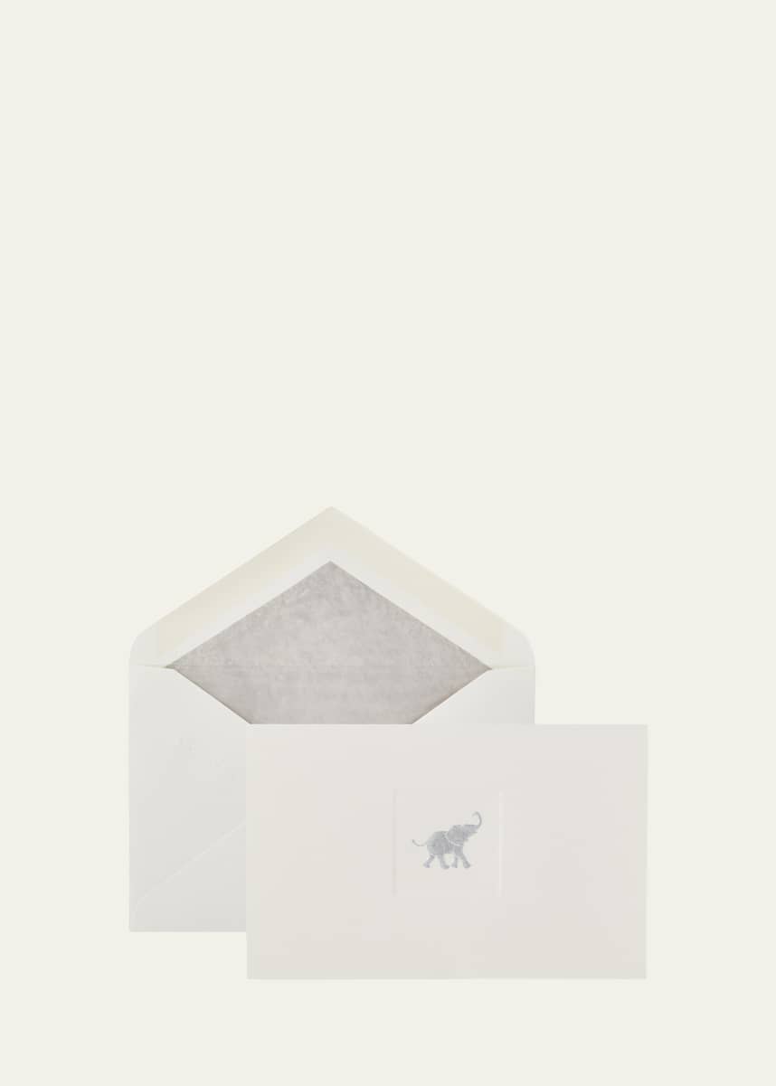 Smythson Elephant Note Cards, Set of 10