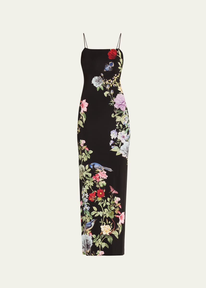 Alice + Olivia Fifi Venus Floral Maxi Dress