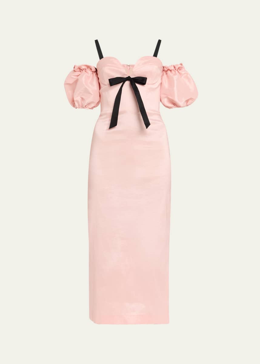 【関税込み】Kika Vargas ピンク Aretha マキシドレス Pink Aretha Maxi Dress by Kika Vargas on Sale