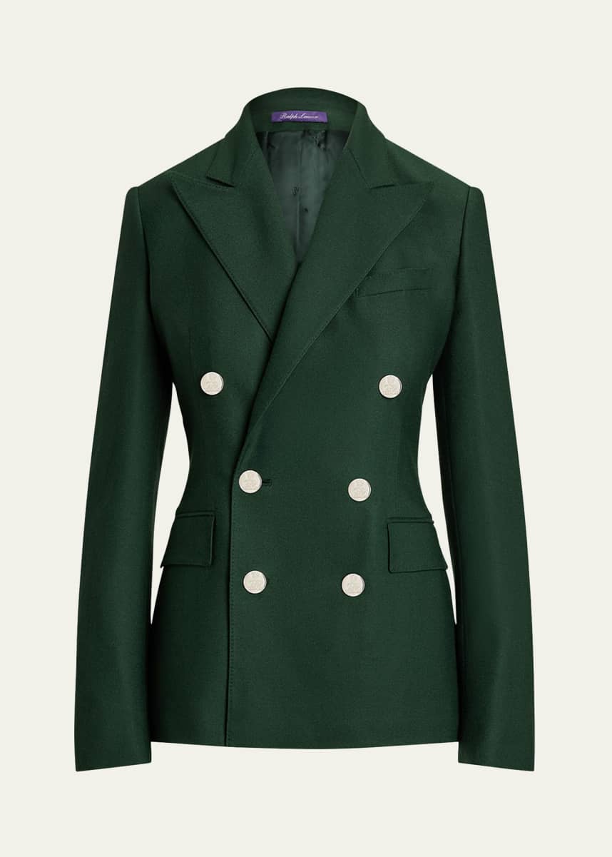Ralph Lauren Collection Camden Double-Breasted Cashmere Jacket