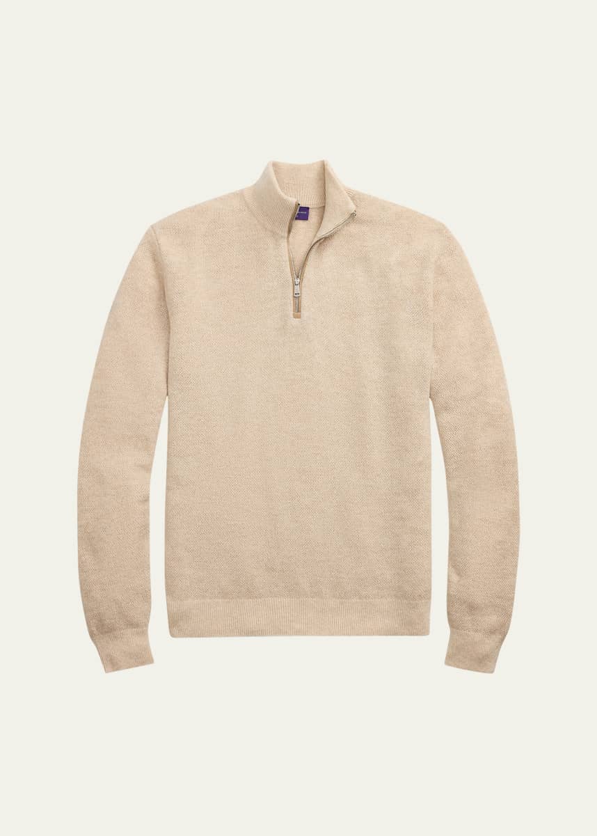 Ralph Lauren Purple Label Men's Cashmere Half-Zip Sweater