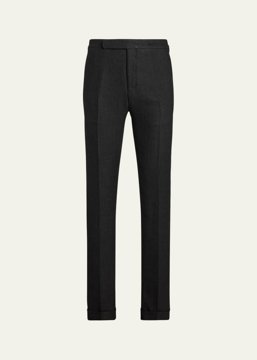 Ralph Lauren Purple Label Men's Gregory Slim Flat-Front Trousers