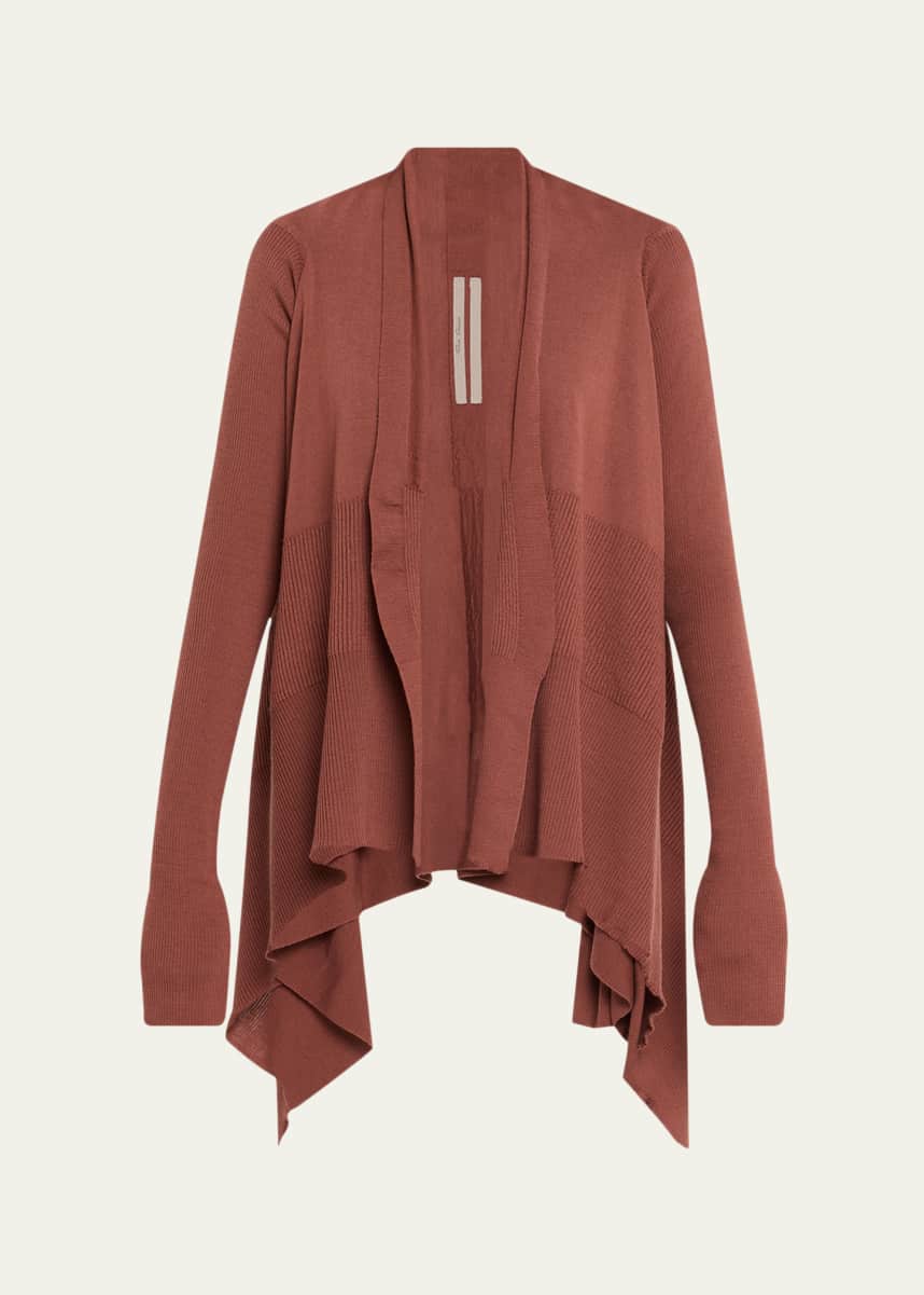 Rick Owens Wrap Asymmetric Cardigan