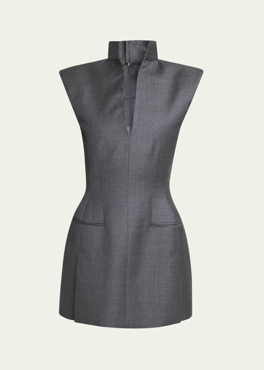 Givenchy Sleeveless Jacket Mini Dress - Bergdorf Goodman