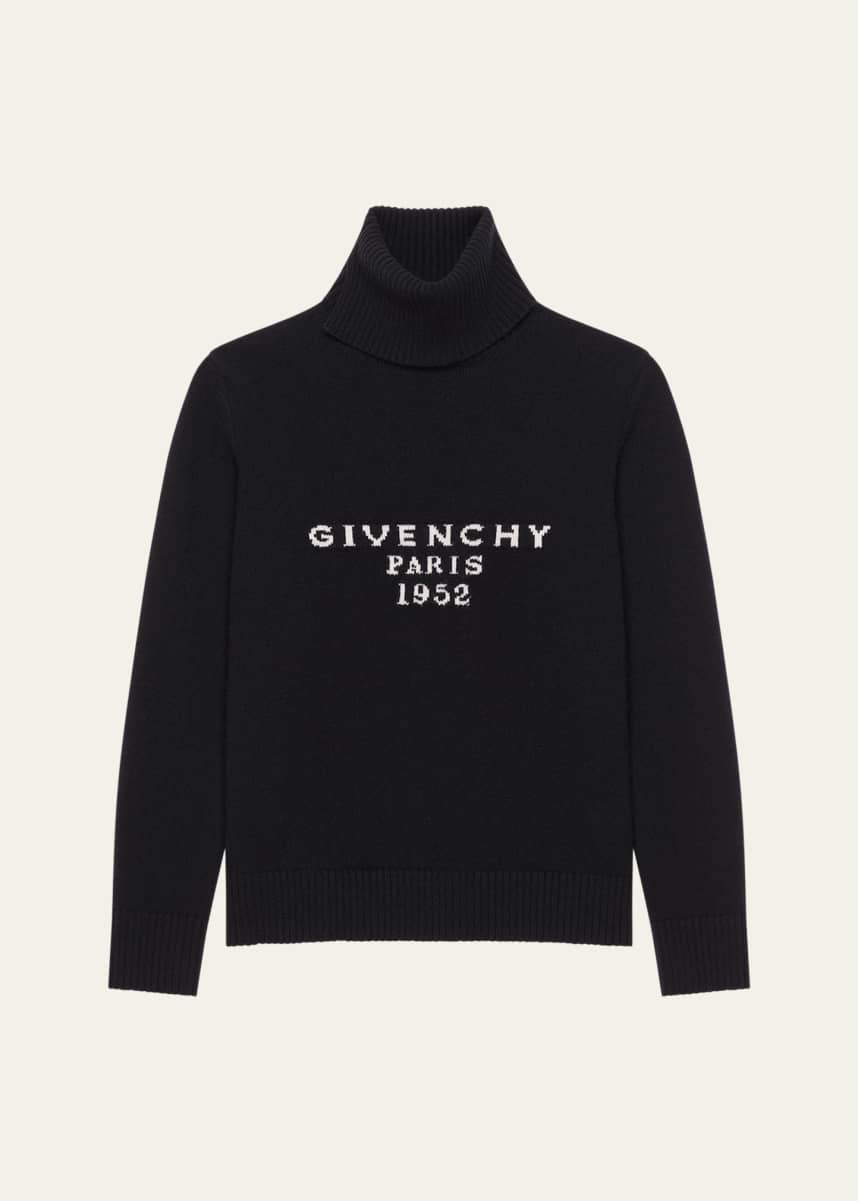 芋*様 givenchy ロンt ニット　fakemink Givenchy Turtleneck Logo Wool-Cashmere Sweater - Bergdorf Goodman