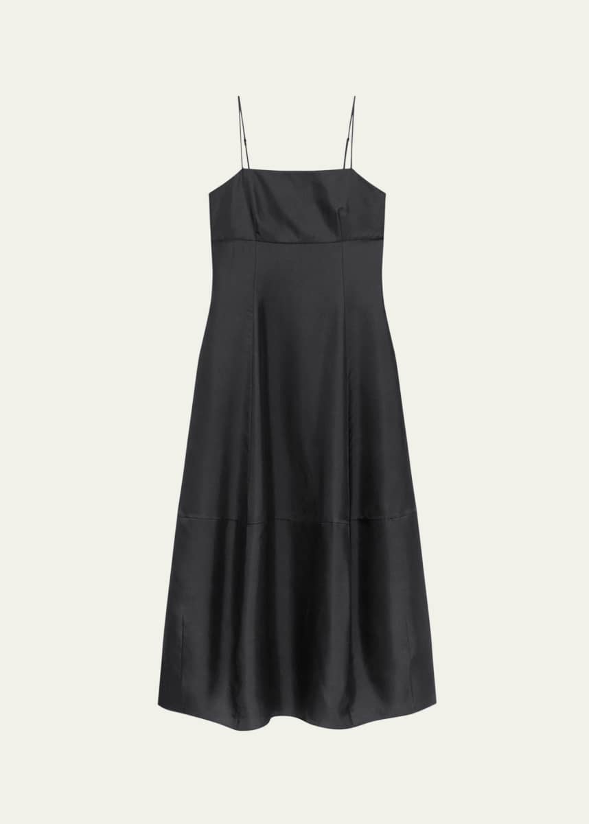Theory Sleeveless Silk-Twill Dress