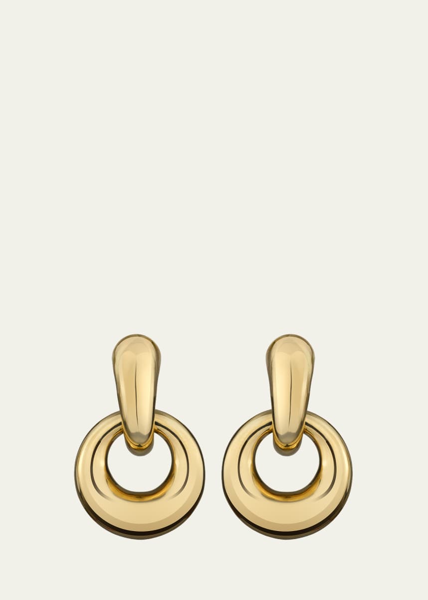 Paul Morelli Ultimate 18K Yellow Gold Hoop Drop Earrings