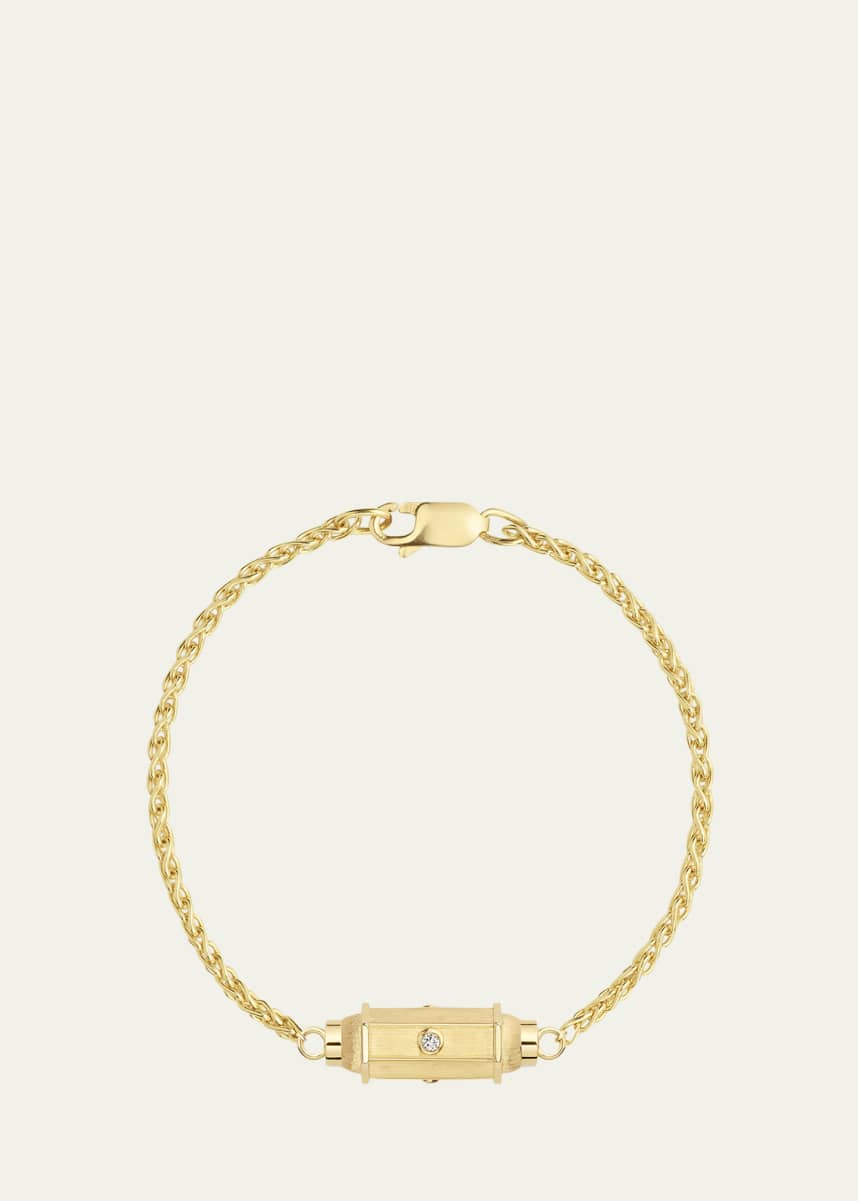Marie Lichtenberg 18K Yellow Gold Micro Coco Bracelet