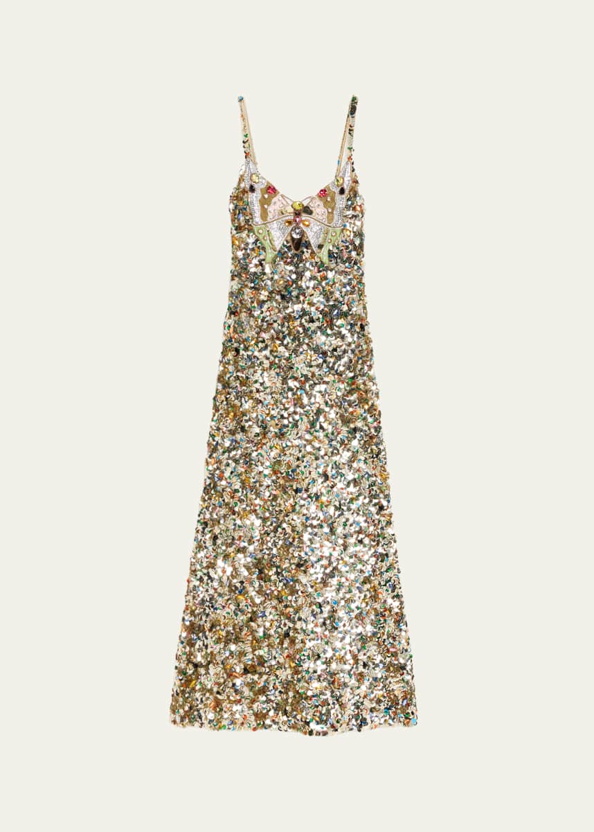 zara silver sequin embroidered dress YELLOW DRESS WITH FLOWER EMBROIDERED BOW DETAIL ON THE COLLAR – Lydia Kids main image 1