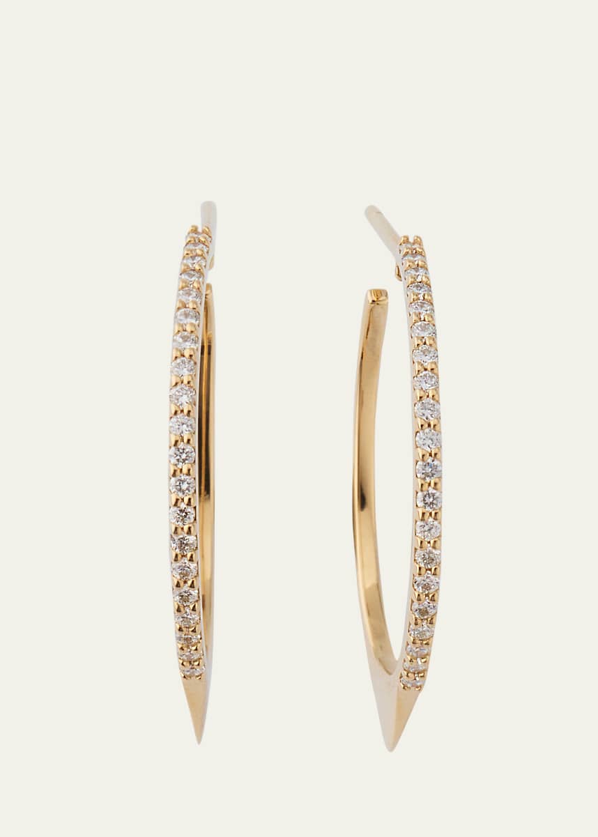 Lana Eclipse Diamond Hoop Earrings