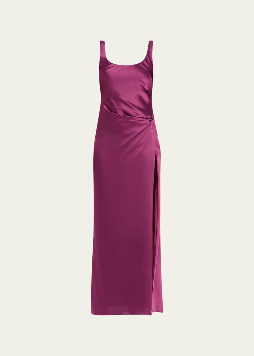 slim fit dress slacks 1980s does 1950s Taffeta Structured Party Dress by 