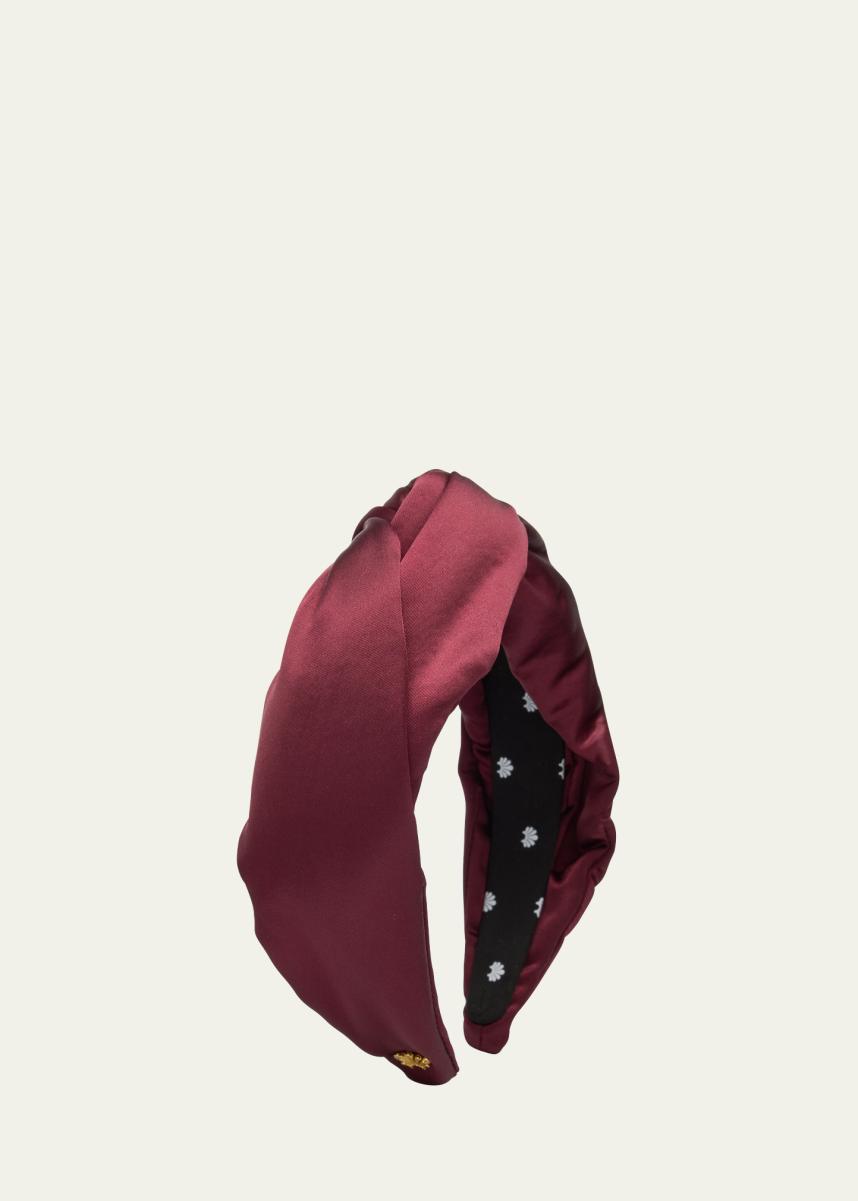 Lele Sadoughi Burgundy Knotted Textured Headband Lele Sadoughi Burgundy Red Velvet Knotted Headband ~ NWOT | eBay main image 4