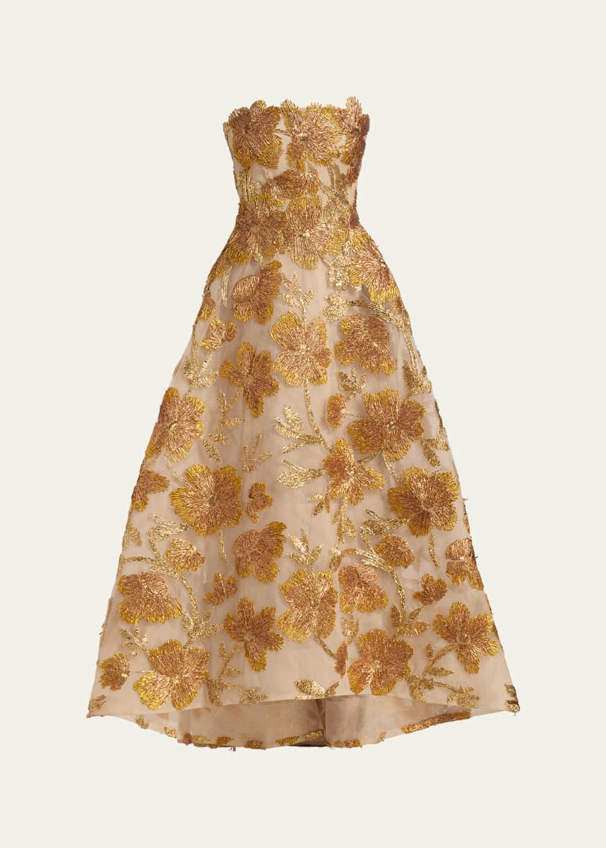 white christmas dresses Showstopper Maxi Dress Covered in Gold Sequins S / 4 / Gold main image 1
