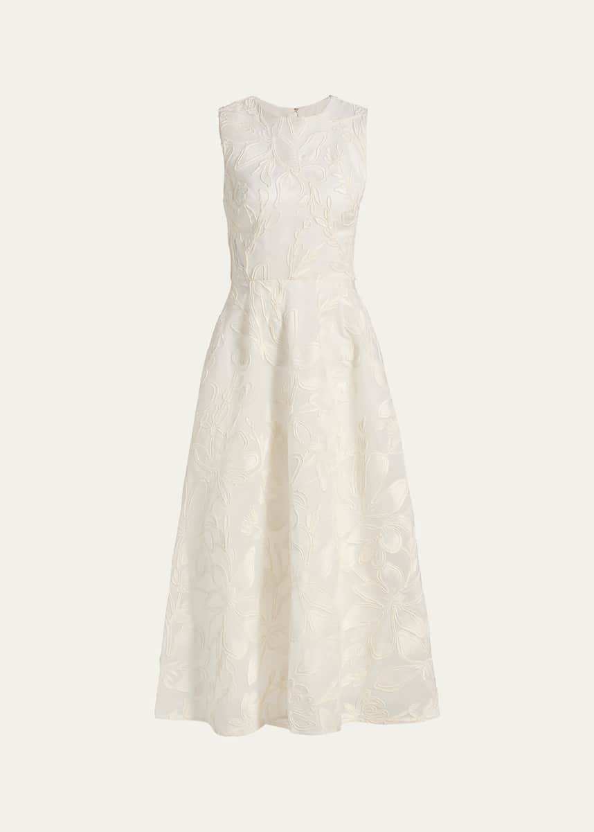 floral lace ball gown wedding dress Tiered Skirt Floral Lace Ball Gown Wedding Dress main image 0