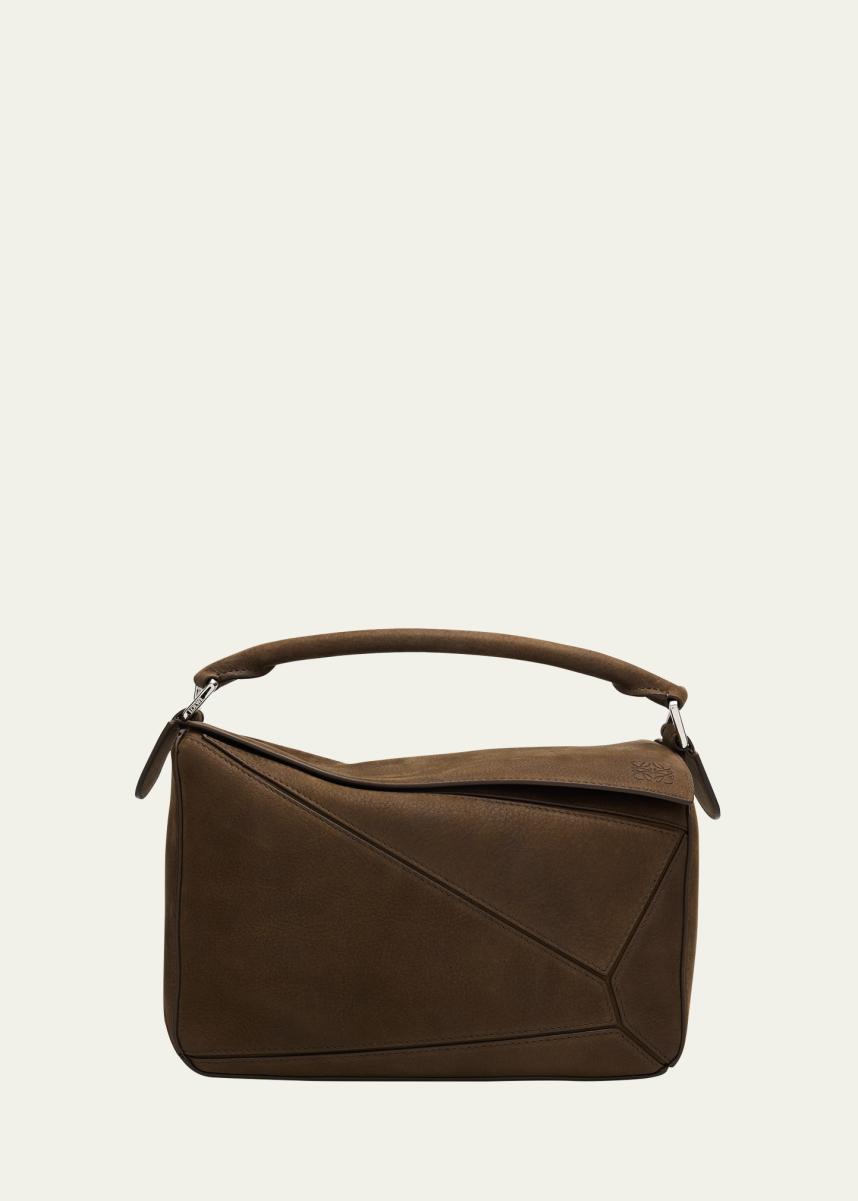 Puzzle Small Top-Handle Bag in Smooth Leather