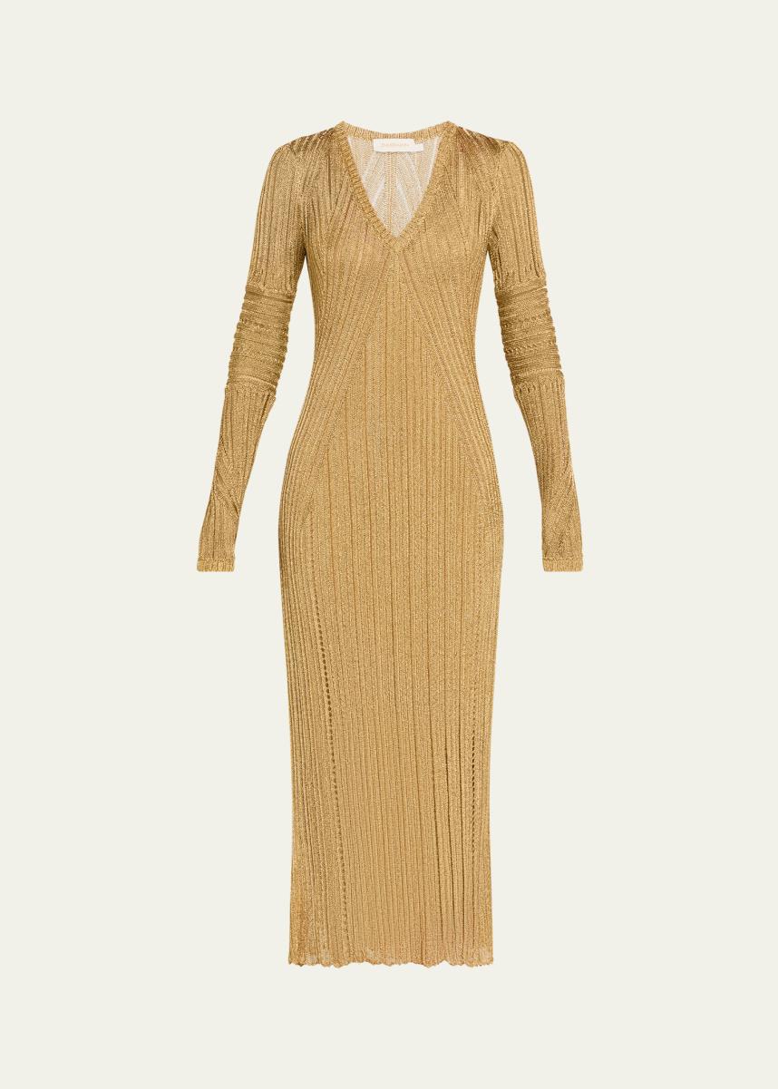 Zimmermann Rebellion Metallic Maxi Dress - Bergdorf Goodman
