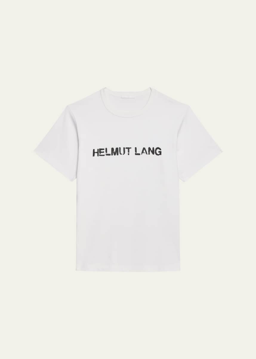 Helmut Lang Men's Relaxed-Fit Stencil Cotton Tee - Bergdorf Goodman
