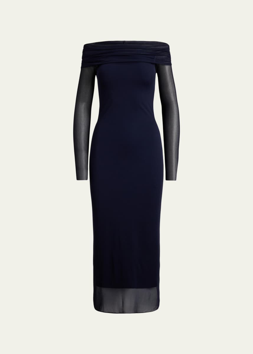 navy blue color pakistani dresses ERDEM