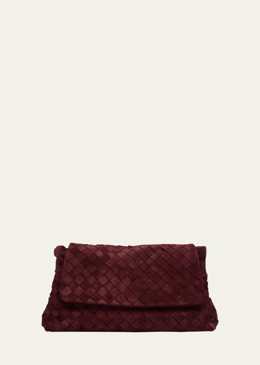 Giorno Suede Drawstring Shoulder Bag