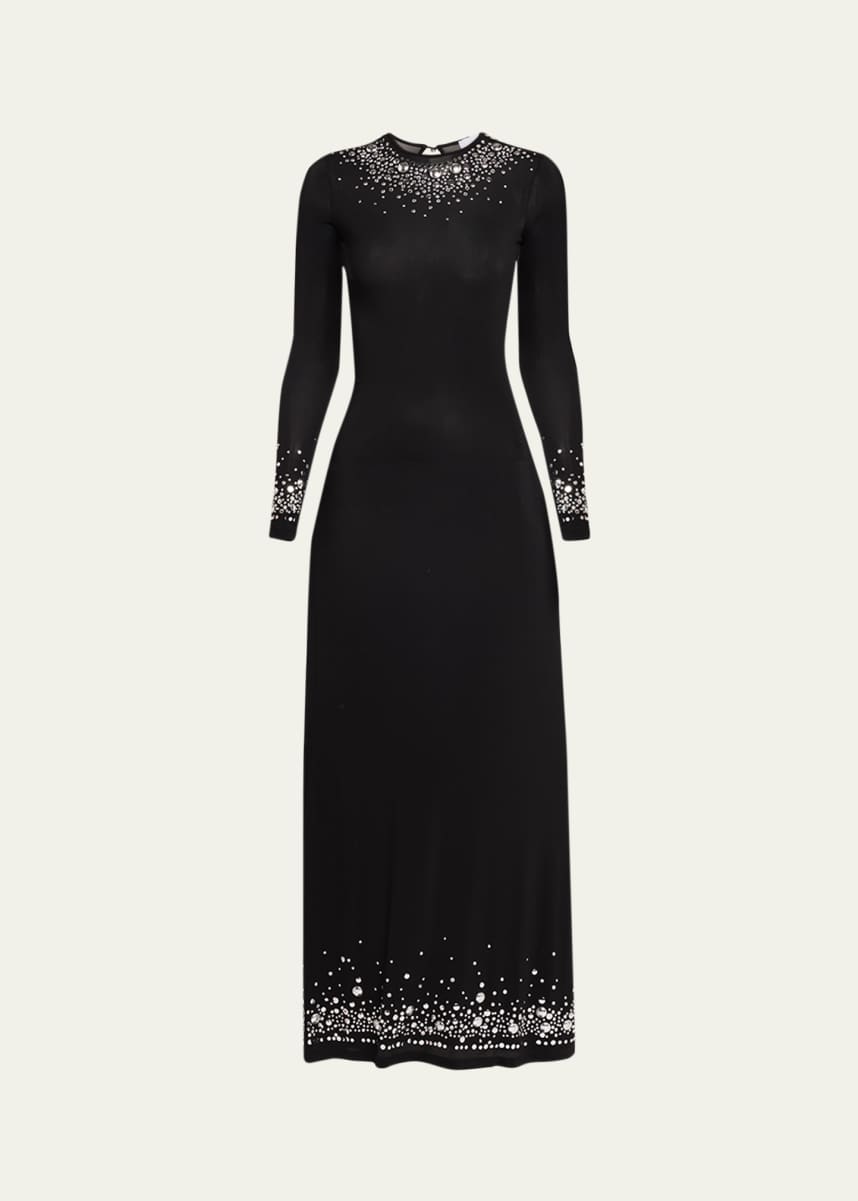 chinese dress ladies Rabanne // Black & Silver Gathered Lace Jewel Dress – VSP Consignment