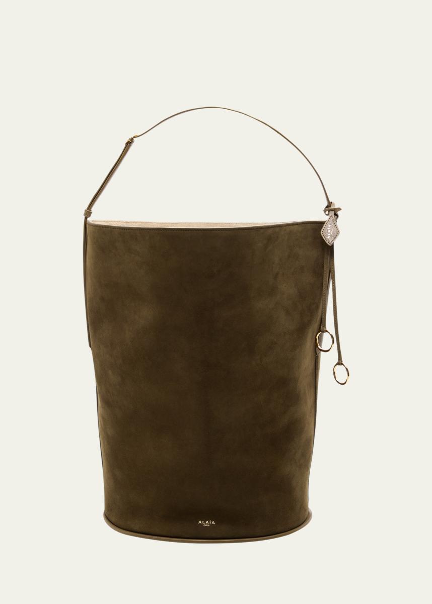 Large Suede Hobo Bag