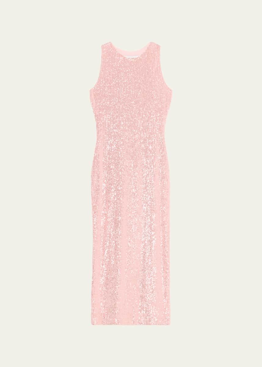 Prabal Gurung Sequined Halter Midi Tube Dress - Bergdorf Goodman