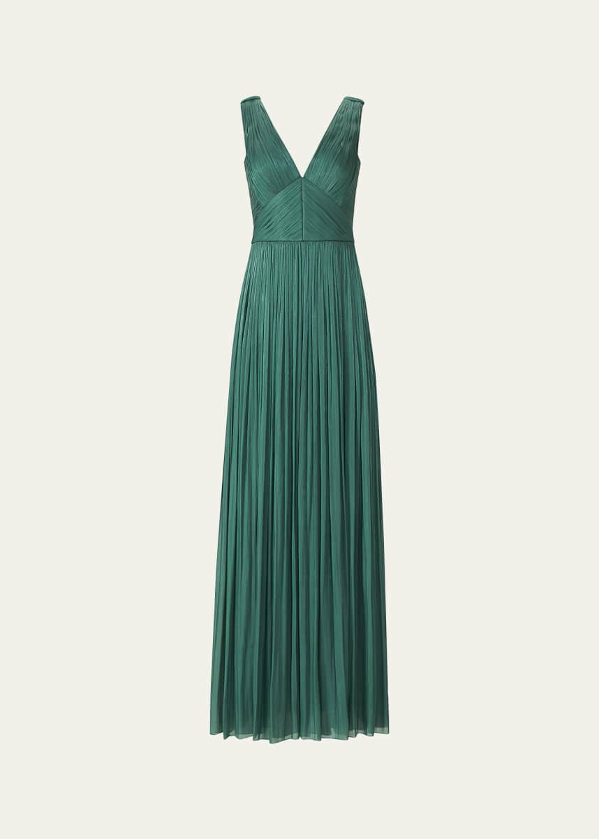 azazie emerald green dress Sustainable & Ethical Luxury Green Halter Maxi Dress/Gown for Women main image 0