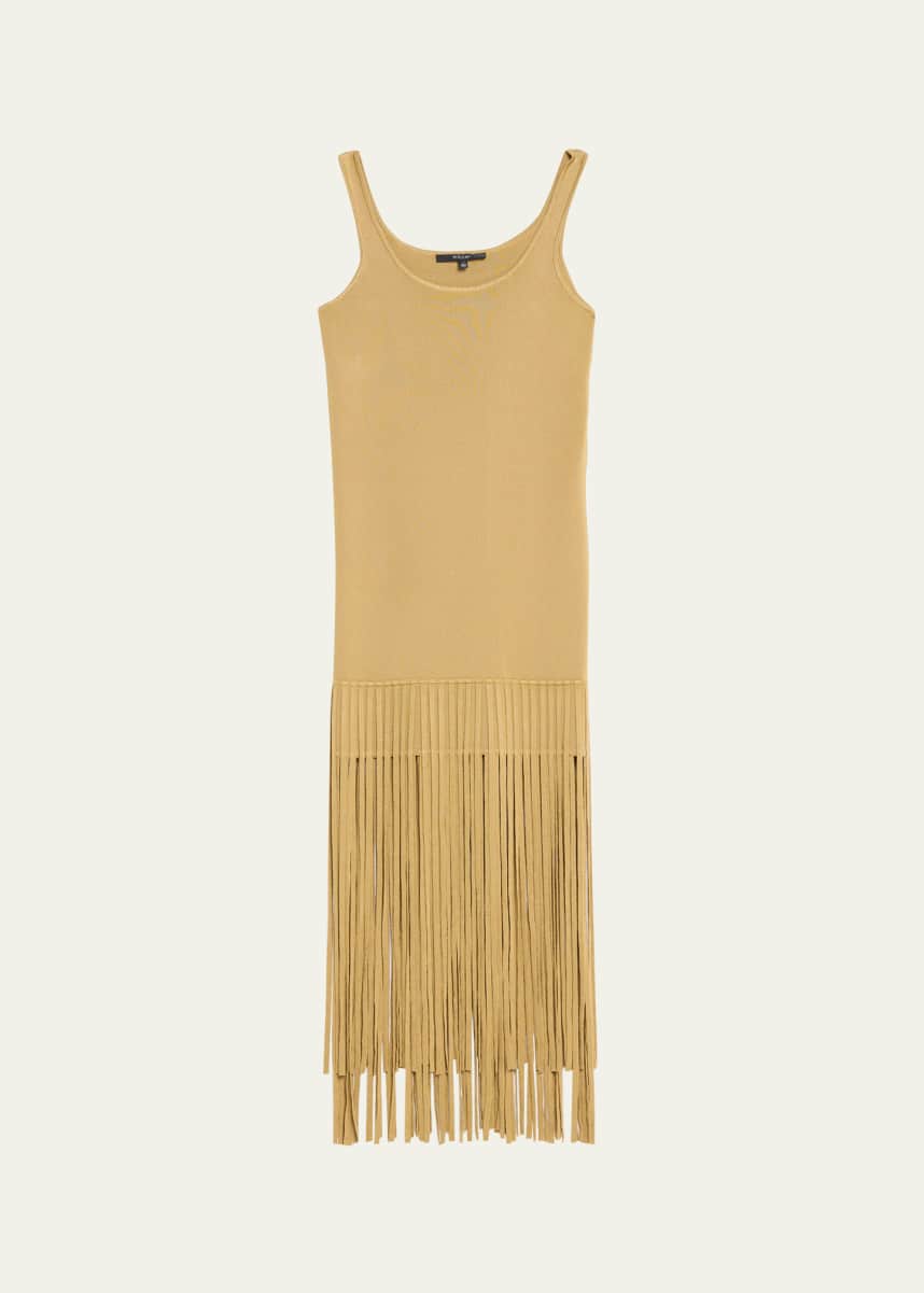 slim fit dress slacks Sandra Gold Lurex Knit Dress