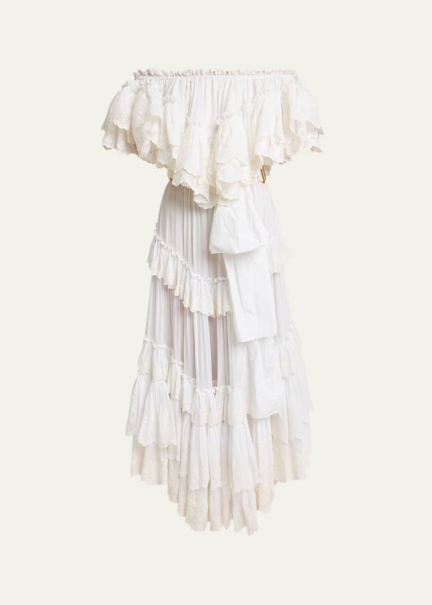 strapless open back dress CHLOÉ
