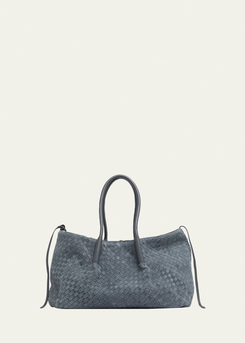 Pinacoteca Reversible Suede Shoulder Bag