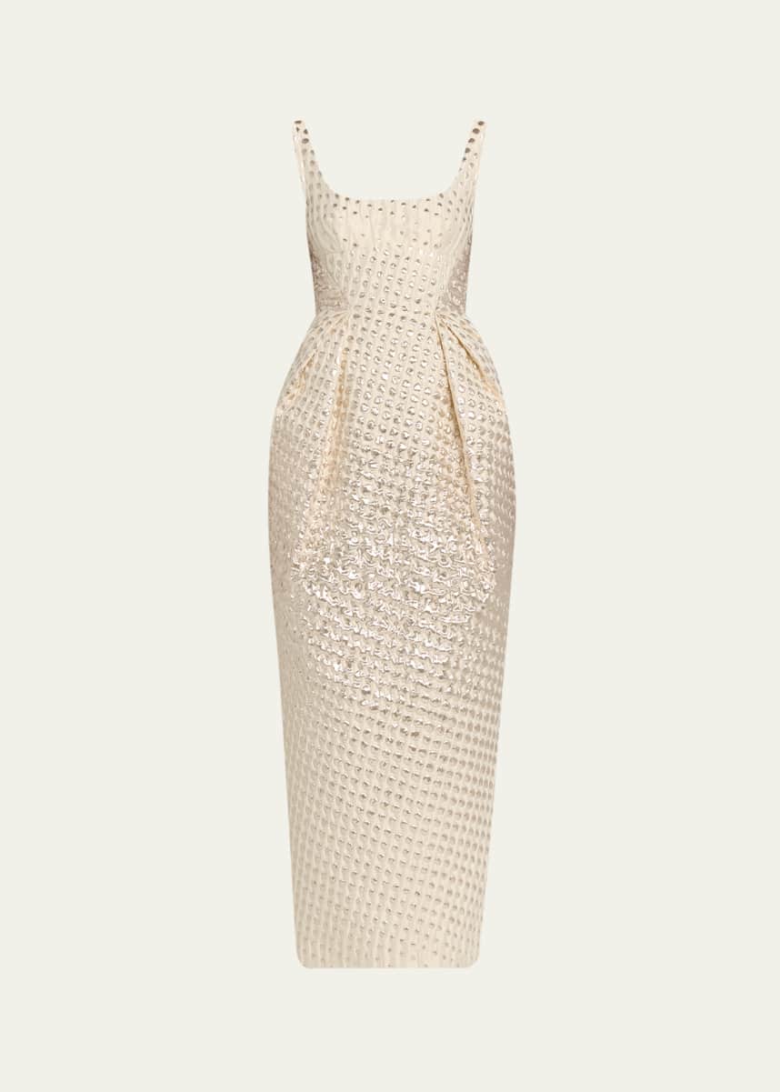 slim fit dress slacks White Cocktail Dress Gold Embellishments – shoprodeodrive main image 0