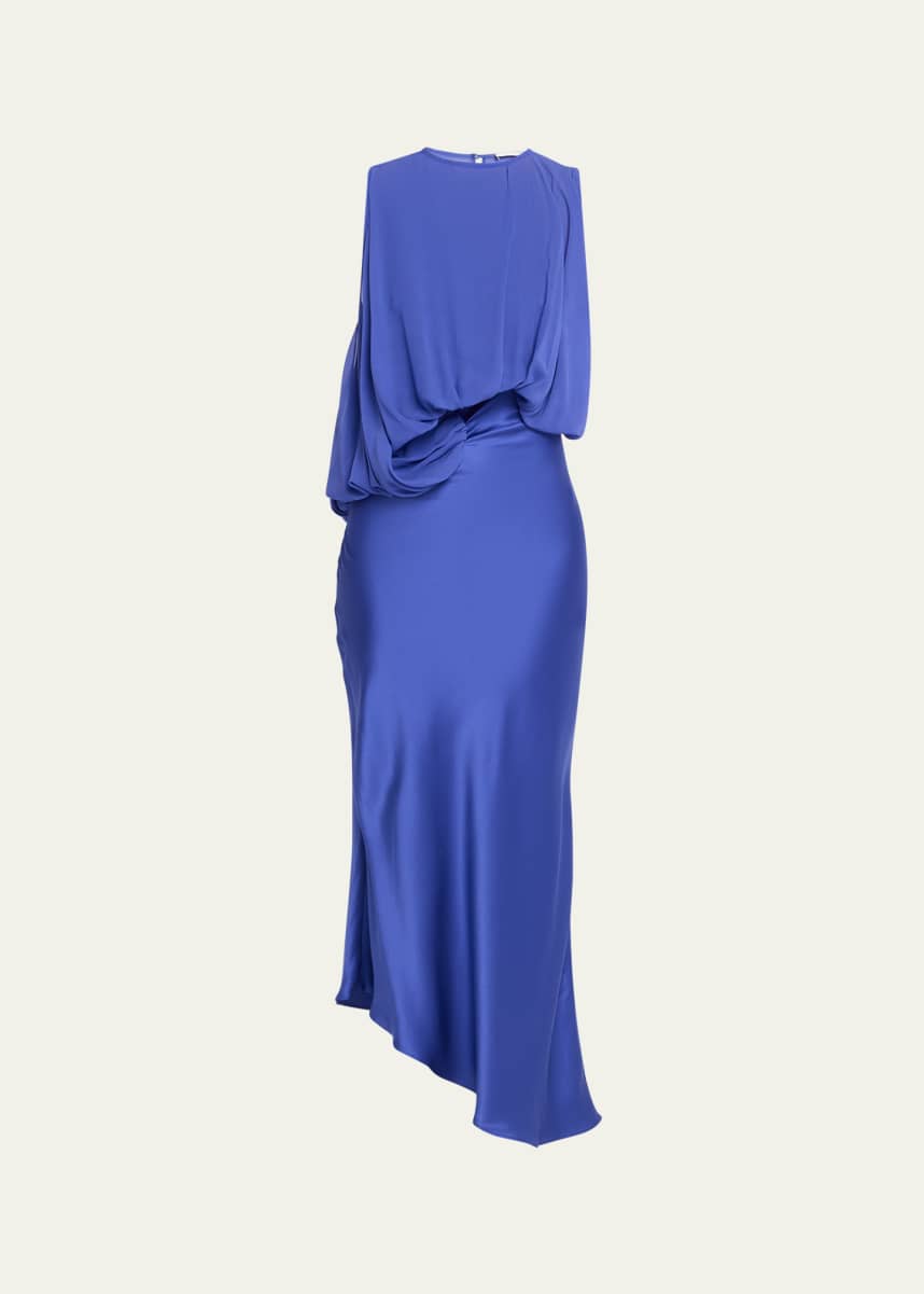 bergdorf goodman long evening dresses VINTAGE EMERALD GREEN SATIN GOWN