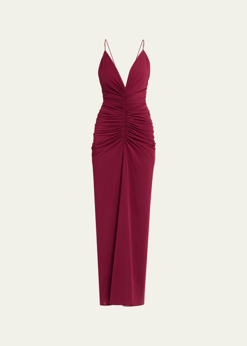 merino wool jumper dress Amber Belted Sweater christmas costumes for adults color:fuchsia TV Stands with Drawers Mock Neck