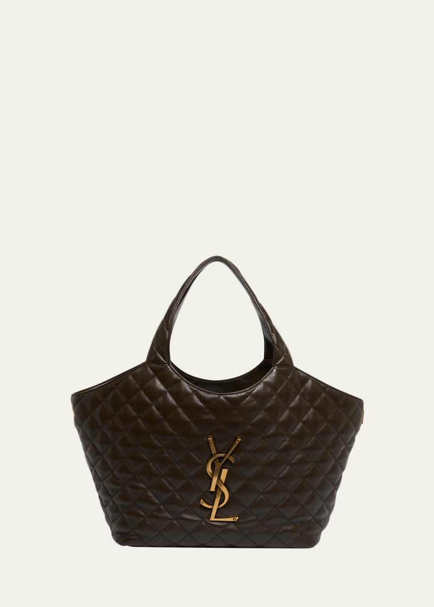 Icare Medium Tote Bag in Lambskin Leather