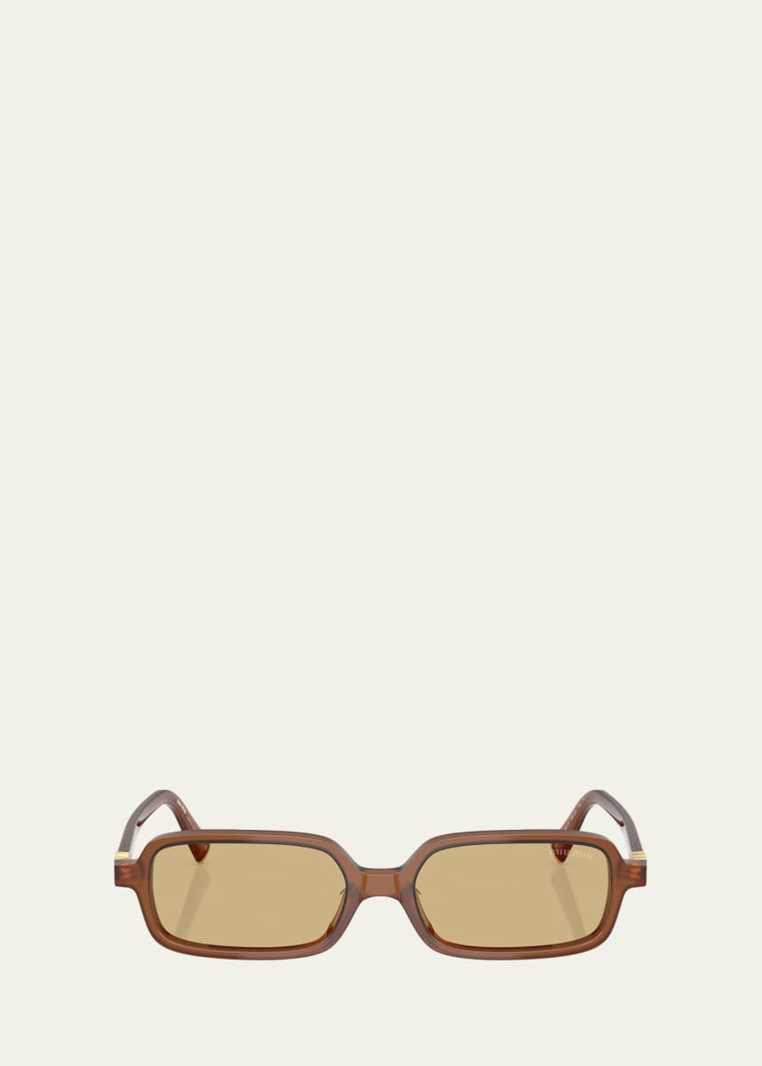 Miu Miu 52MM Rectangular Sunglasses - Bergdorf Goodman