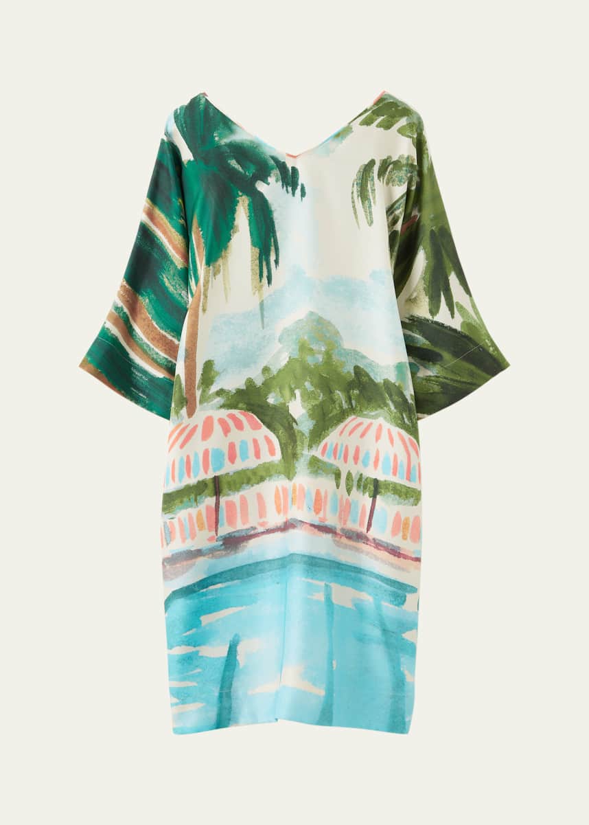 loro piana green dress Belted silk-crepe maxi dress - light green