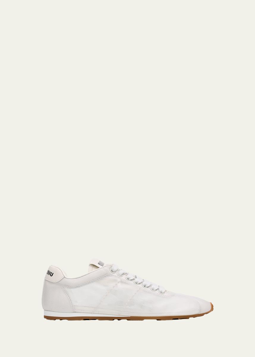 Miu Miu Mesh Retro Runner Sneakers - Bergdorf Goodman