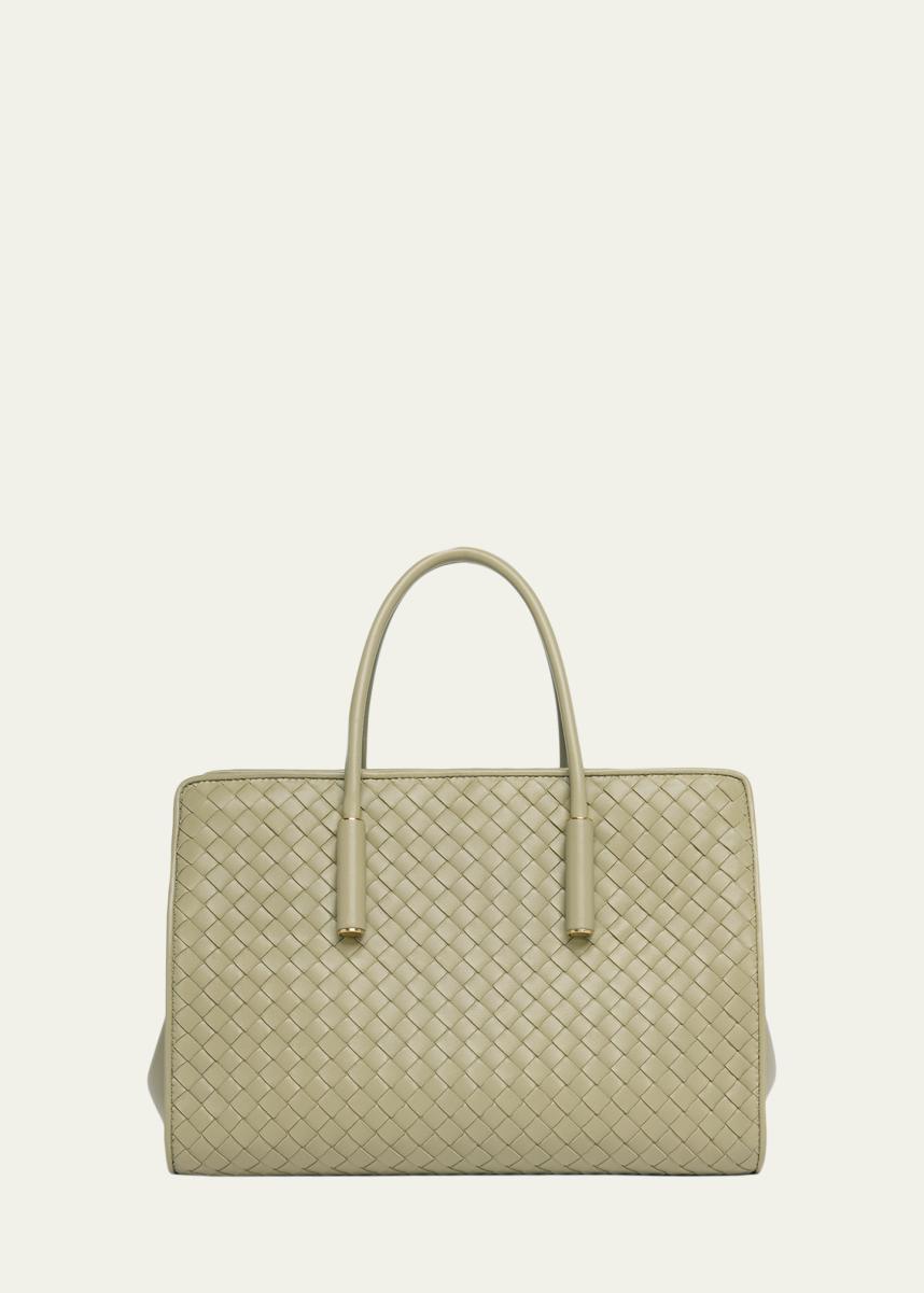 Barbara Medium Leather Tote Bag