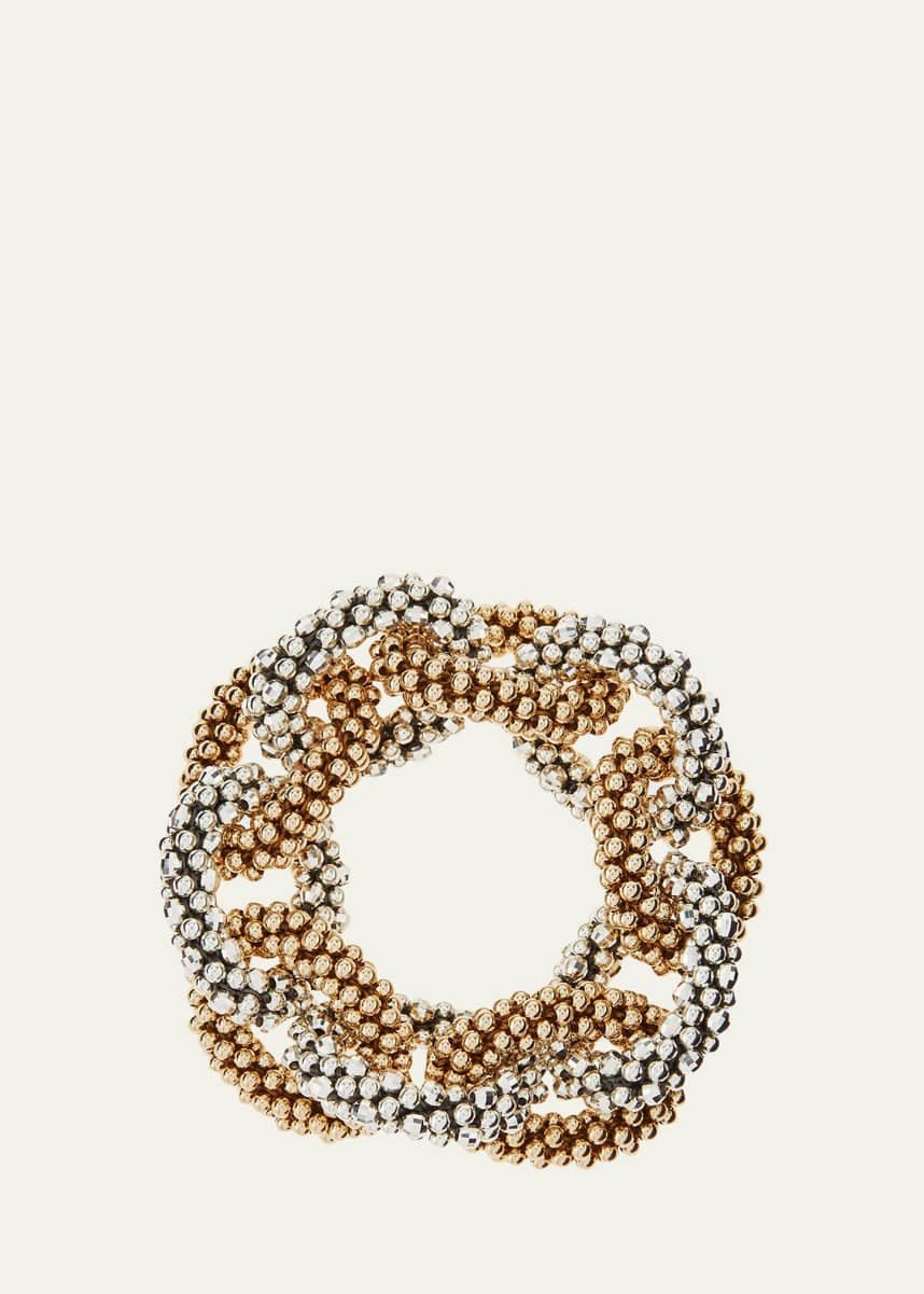 Meredith Frederick Elsa 14k Gold and Sterling Silver Link Bracelet